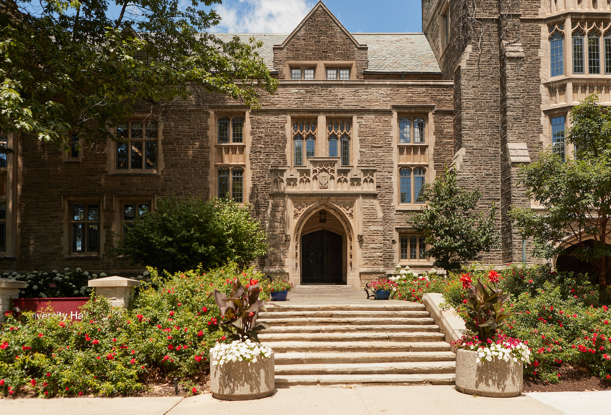 University Hall front entrance image